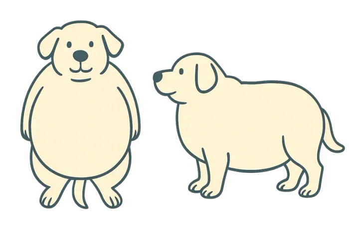 Chunky dog illustration